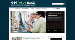 Desktop Screenshot of gotyourbackmn.com